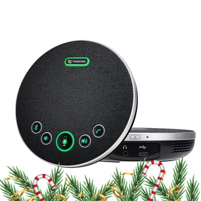 Færanleg USB þráðlaus Bluetooth ráðstefnufundur hljóðnemi og BT hátalari